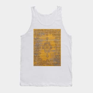 Mustard antique rug Tank Top